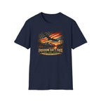 Freedom Isn't Free — American Flag Eagle Veteran Tribute Tee