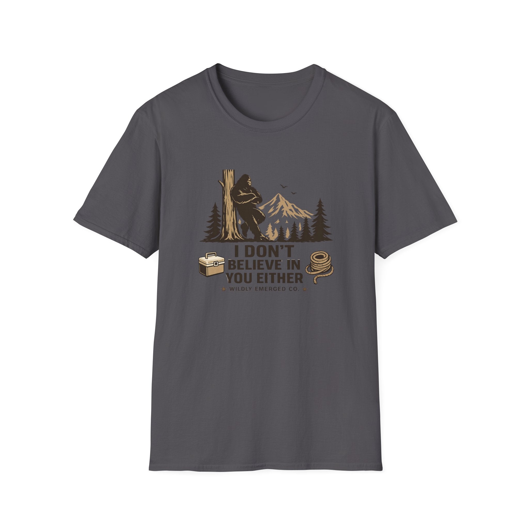 Bigfoot Camping — "I Don't Believe In You Either" Graphic Tee