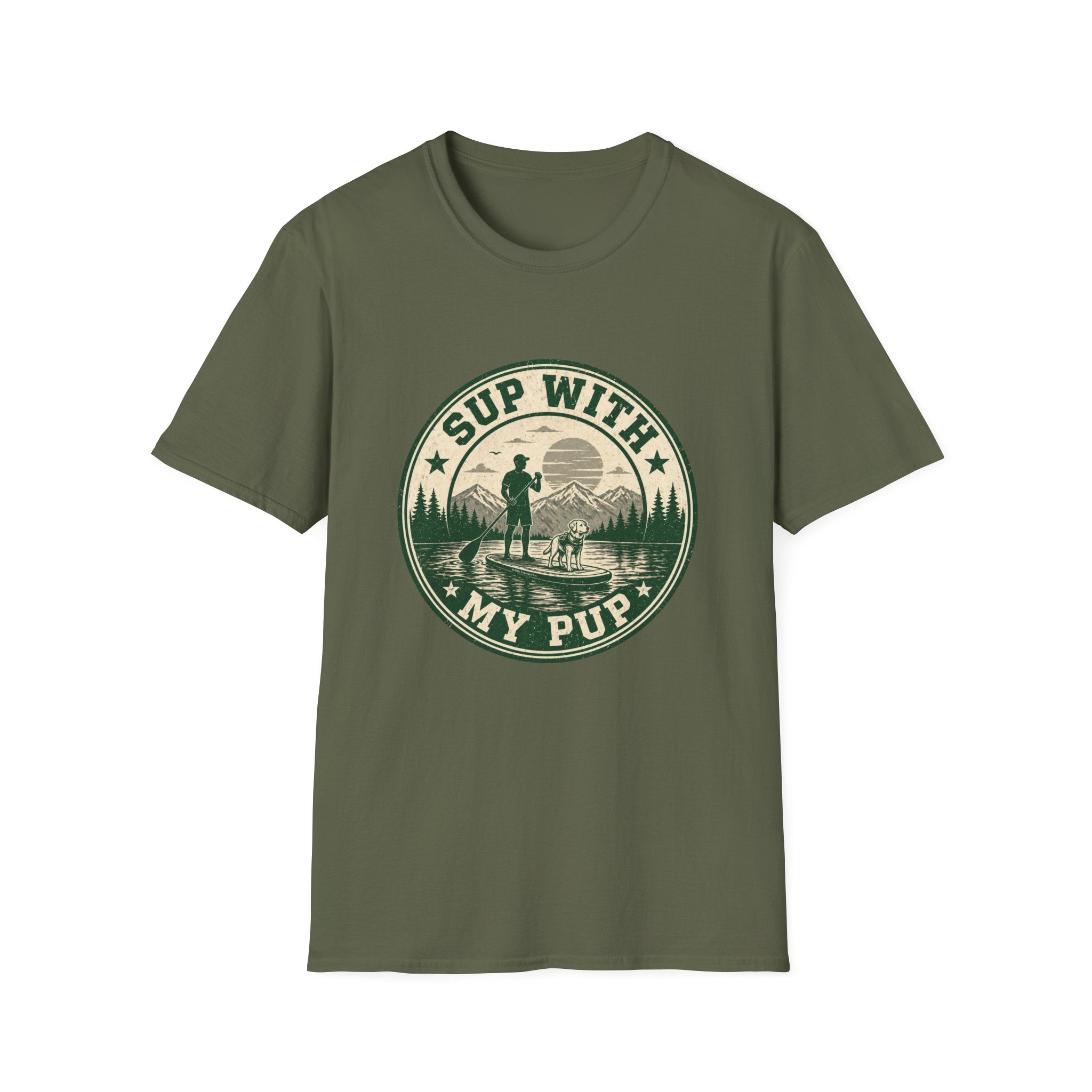"Sup With My Pup" Outdoor Dog Lover Tee