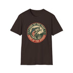 Land of the Free Fishing — "Home of the Hooked" Patriotic Bass Tee