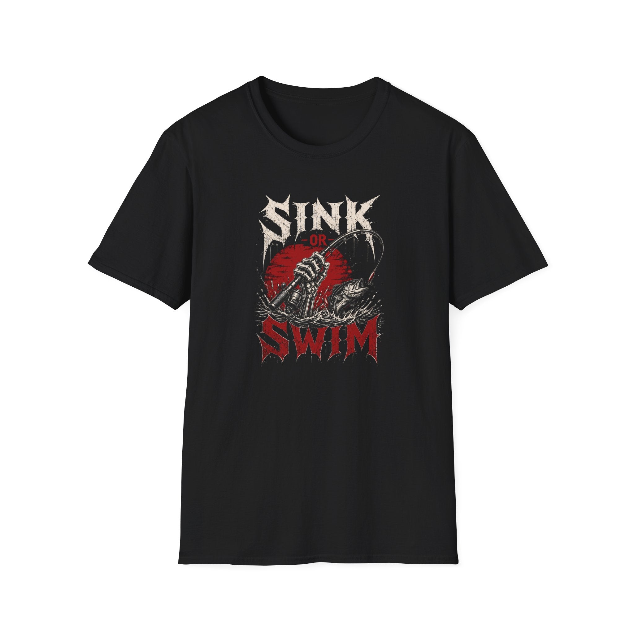 Sink or Swim — Vintage Skull & Anchor Surf Punk Tee