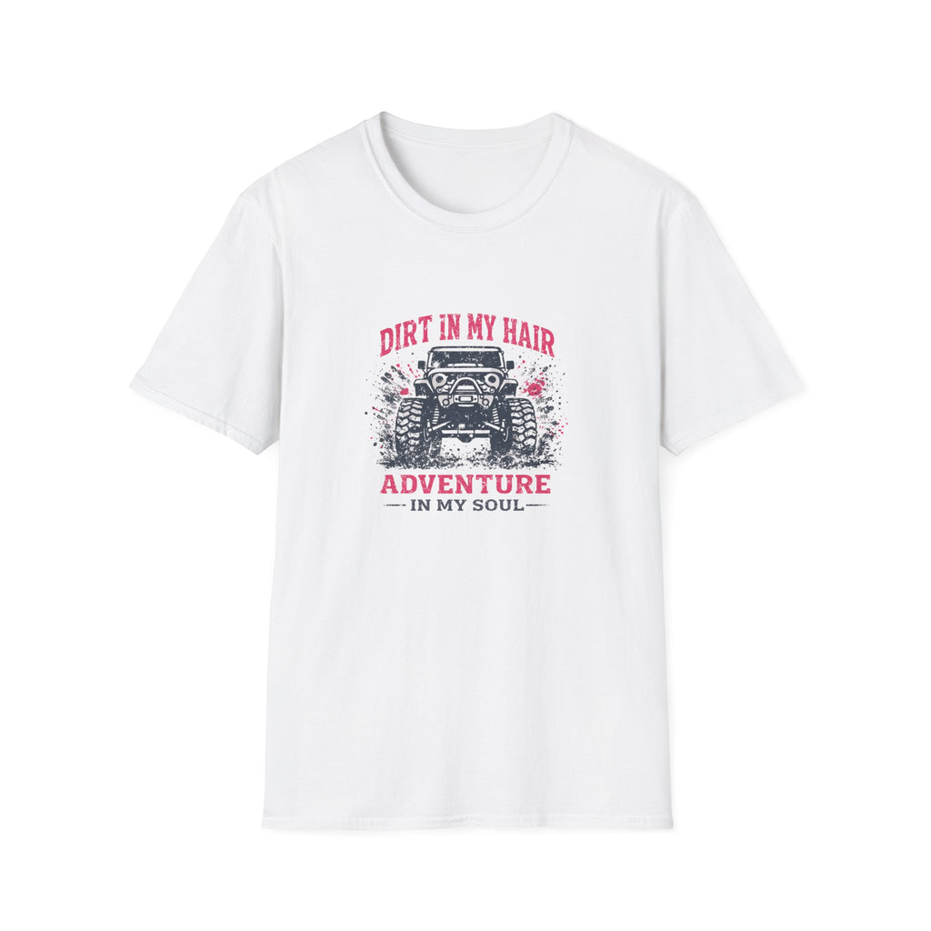 Dirt In My Hair Adventure — Off-Road Jeep Graphic Tee
