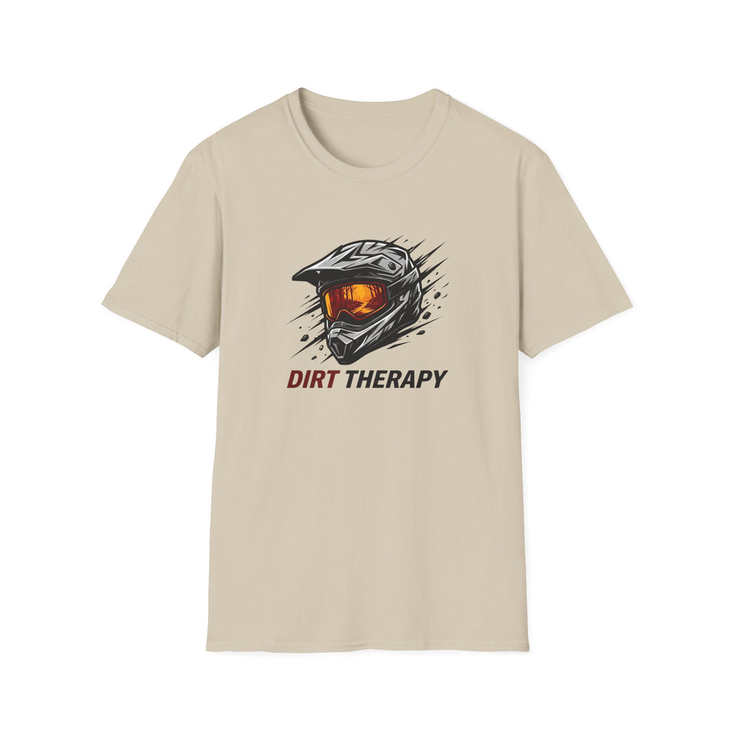 Motocross Helmet — 'Dirt Therapy' Off-Road Riding Tee