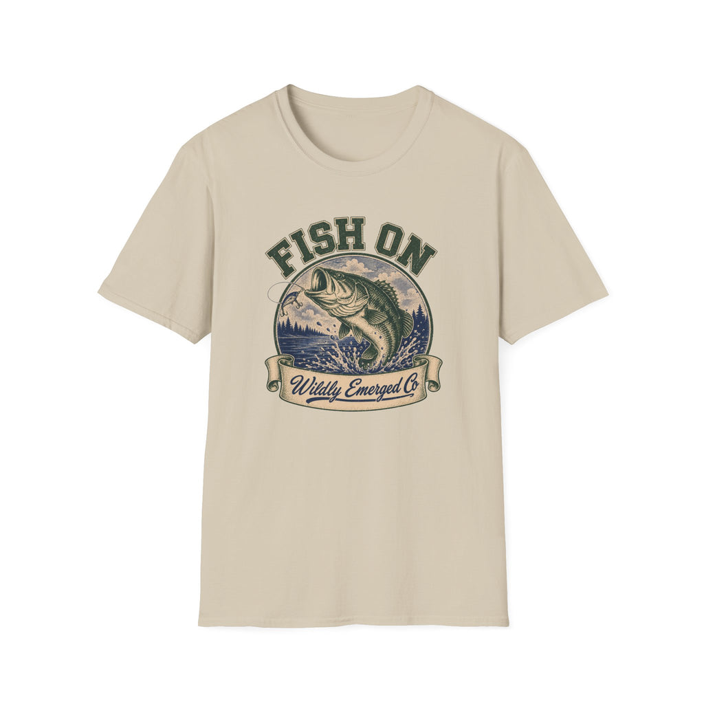 Fish On — Vintage Bass Fishing Tee