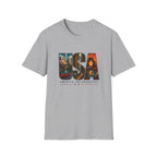 USA Scenic Graphic — America The Beautiful Landscape Tee