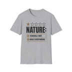 "Nature: 1-Star" Funny Camping T-Shirt