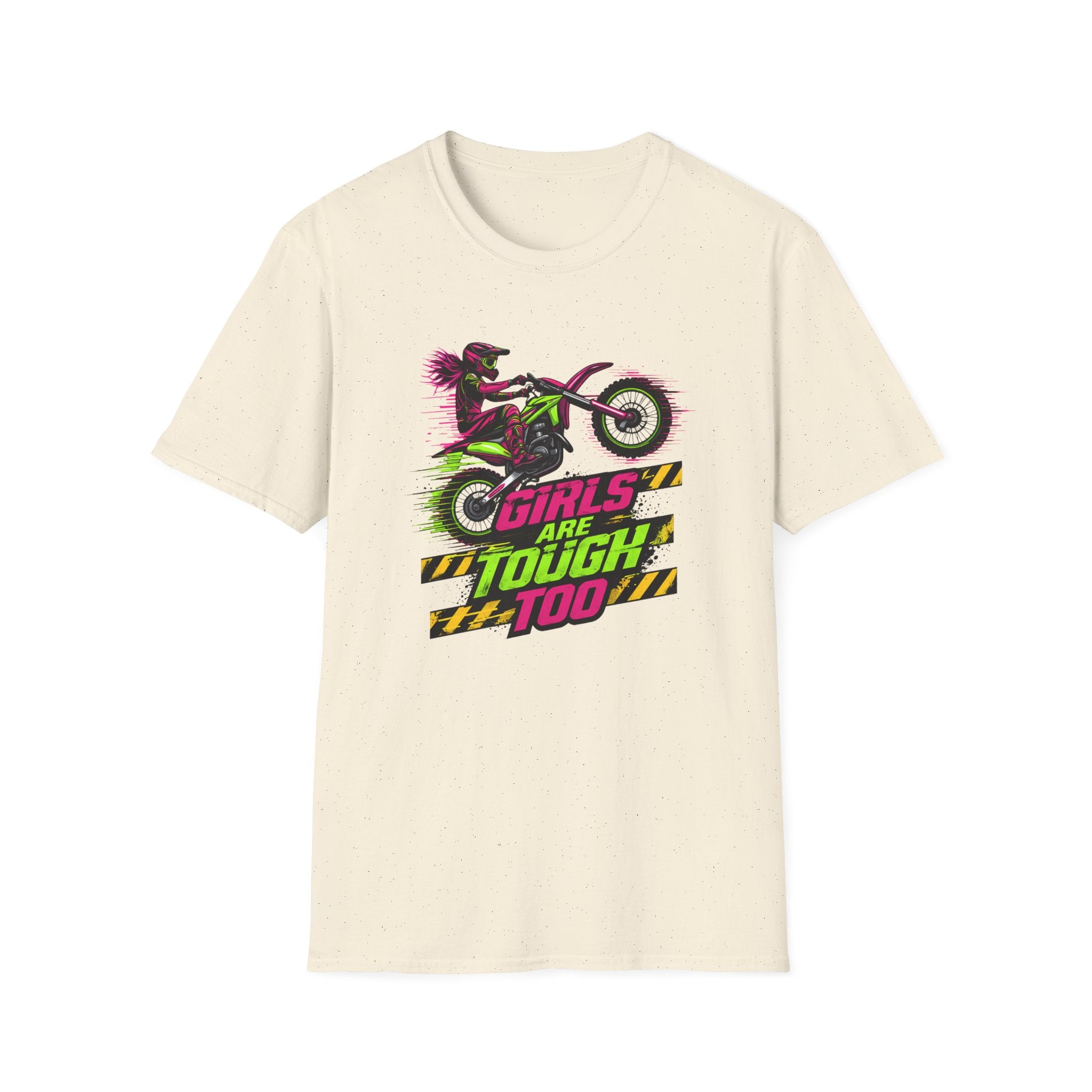 Girls Are Tough Too Motocross T-Shirt