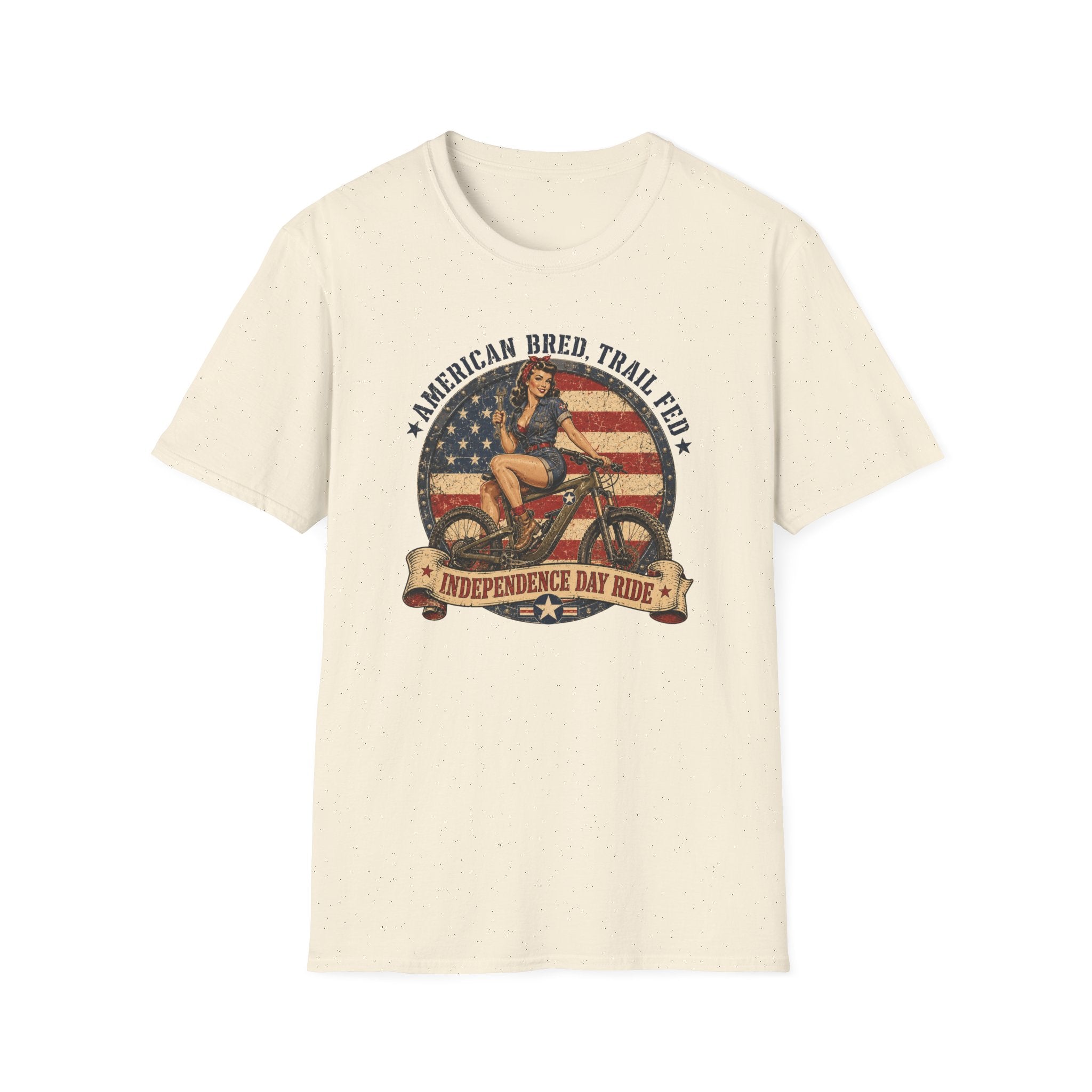 American Bred Trail Fed Motorcycle — Vintage Pinup Independence Day Ride