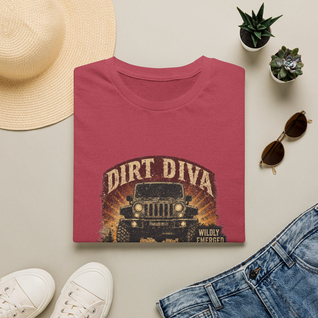 Dirt Diva Jeep — Off‑Road Women's Adventure Tee