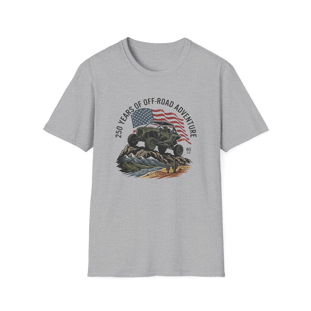 Off-Road Adventure ATV — "250 Years of Off-Road Adventure" Patriotic UTV Tee